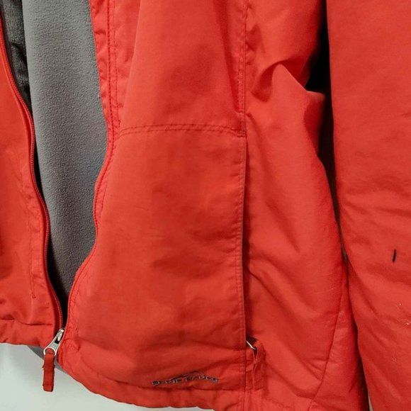 Eddie Bauer Large Ski Jacket that can adapt to changing weather all season.RED - Picture 5 of 8